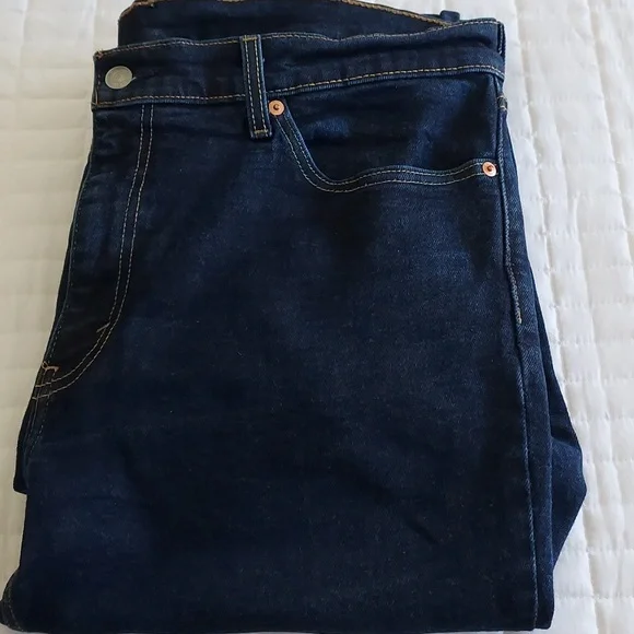 NWOT Levi's Mens 511 Red Tab Indigo Straight Denim Stretch Jeans Size 38W X 32L - Picture 6 of 17